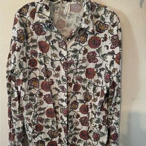 Floral Button-Up Shirt